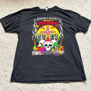Marie Laveau House of Voodoo Graphic Tee Tshirt XL Oddities Skull Misfit
